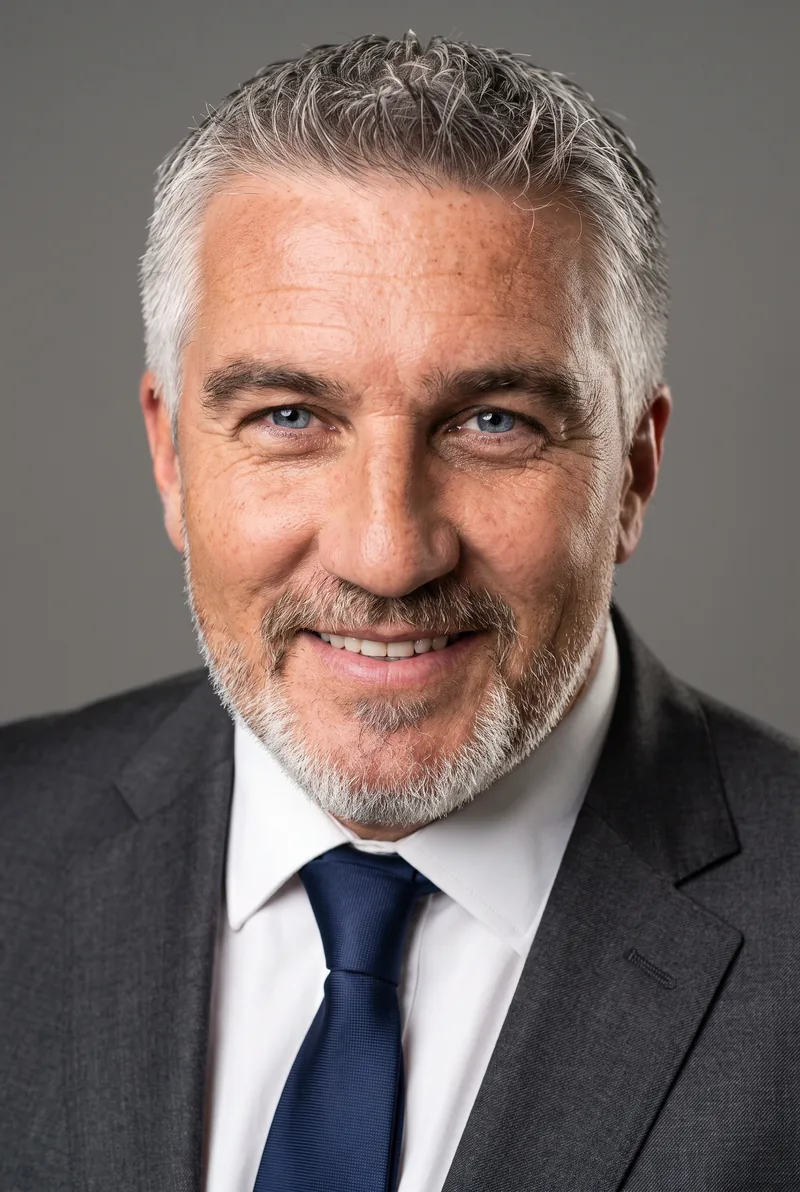 AI-generated portrait of Paul Hollywood, keynote speaker