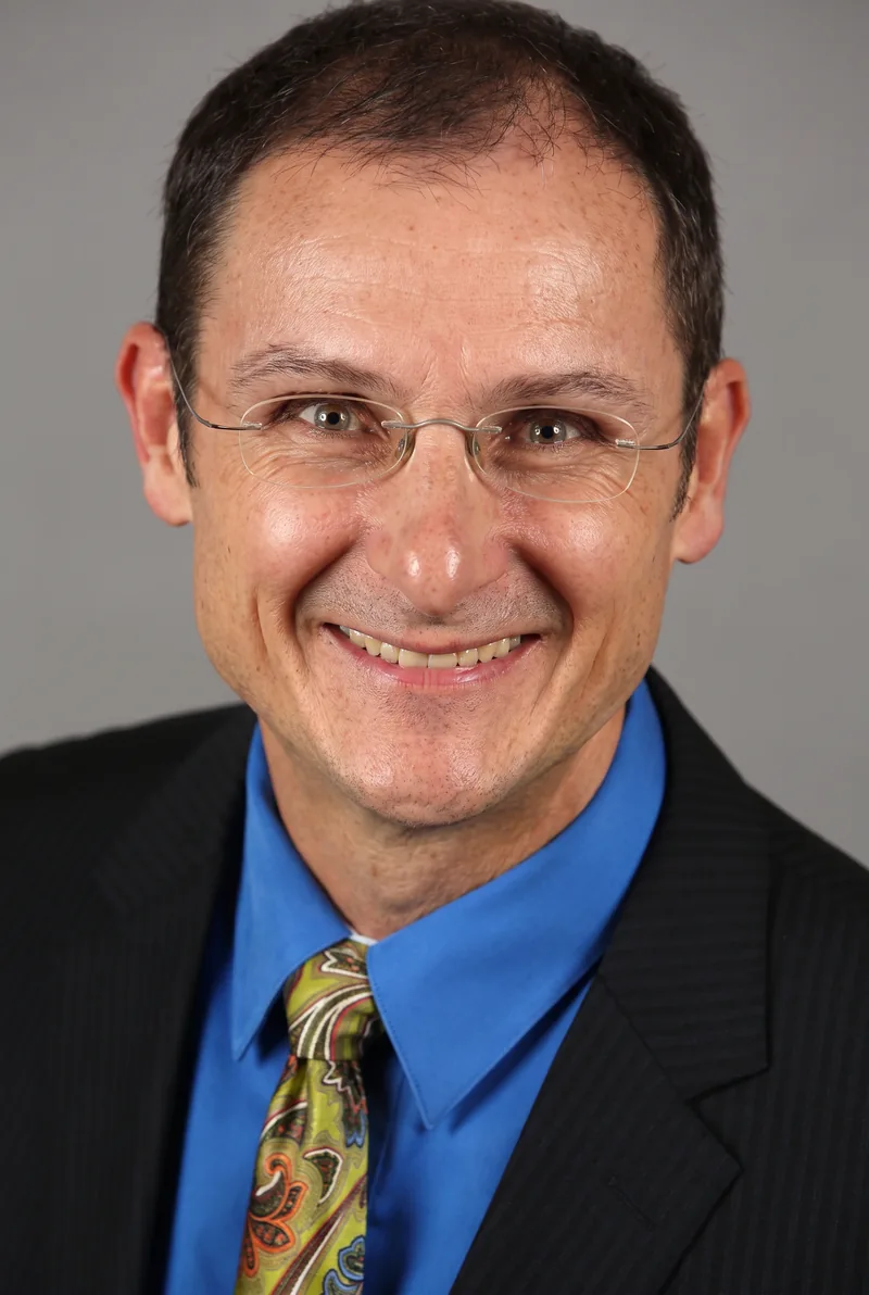 AI-generated portrait of Paul Huschilt, keynote speaker