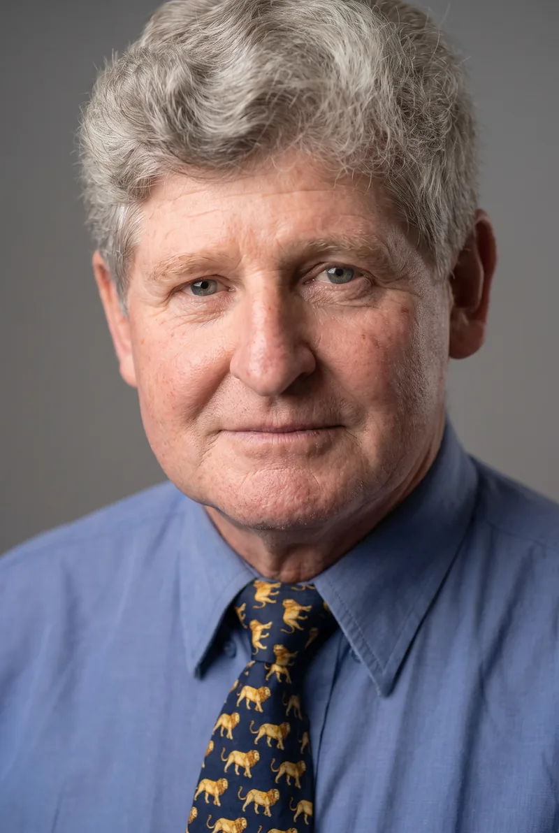 AI-generated portrait of Peter Kenyon, keynote speaker