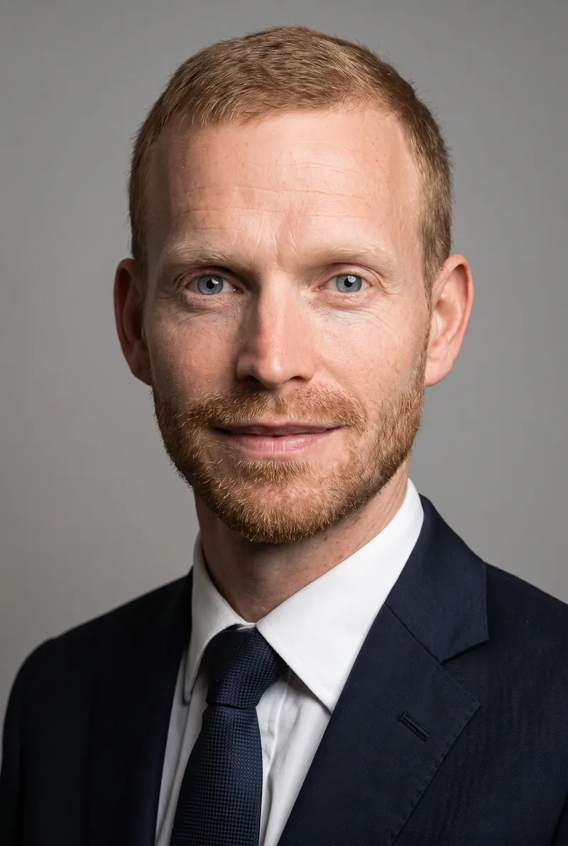 AI-generated portrait of Peter Sharp, keynote speaker