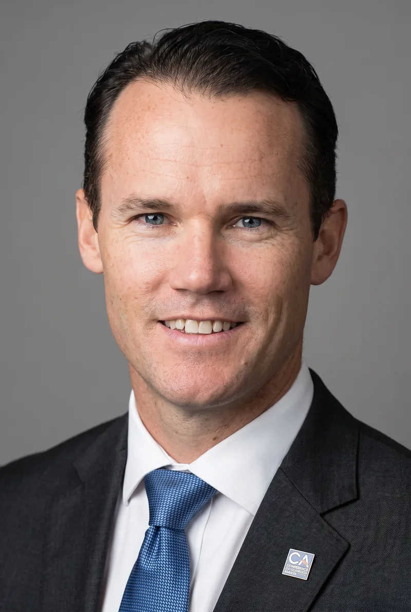 AI-generated portrait of Peter Sheahan, keynote speaker
