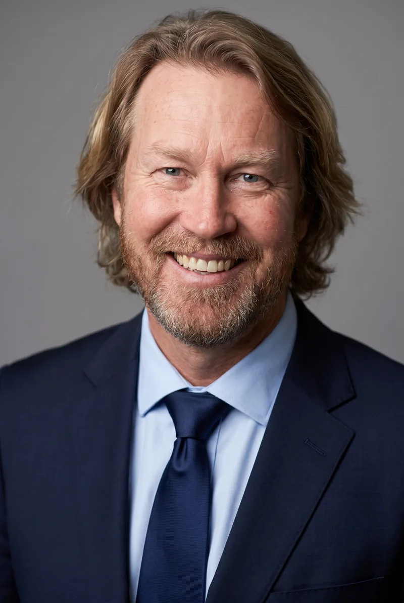 AI-generated portrait of Phil Dudman, keynote speaker