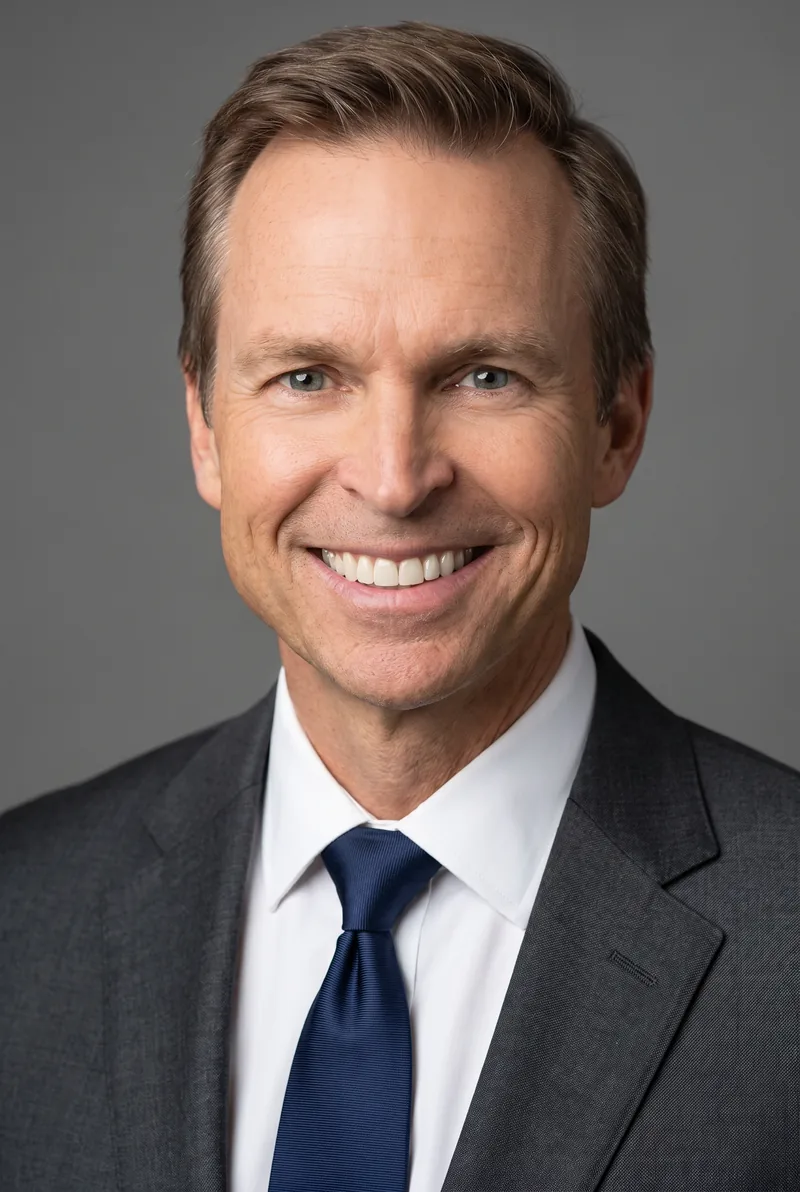AI-generated portrait of Phil Keoghan, keynote speaker
