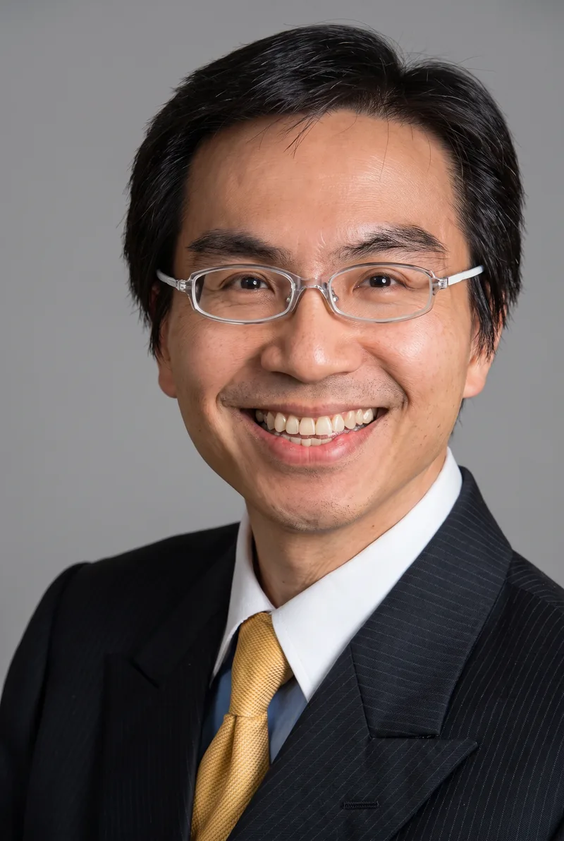 AI-generated portrait of Professor James Leong CSP, keynote speaker