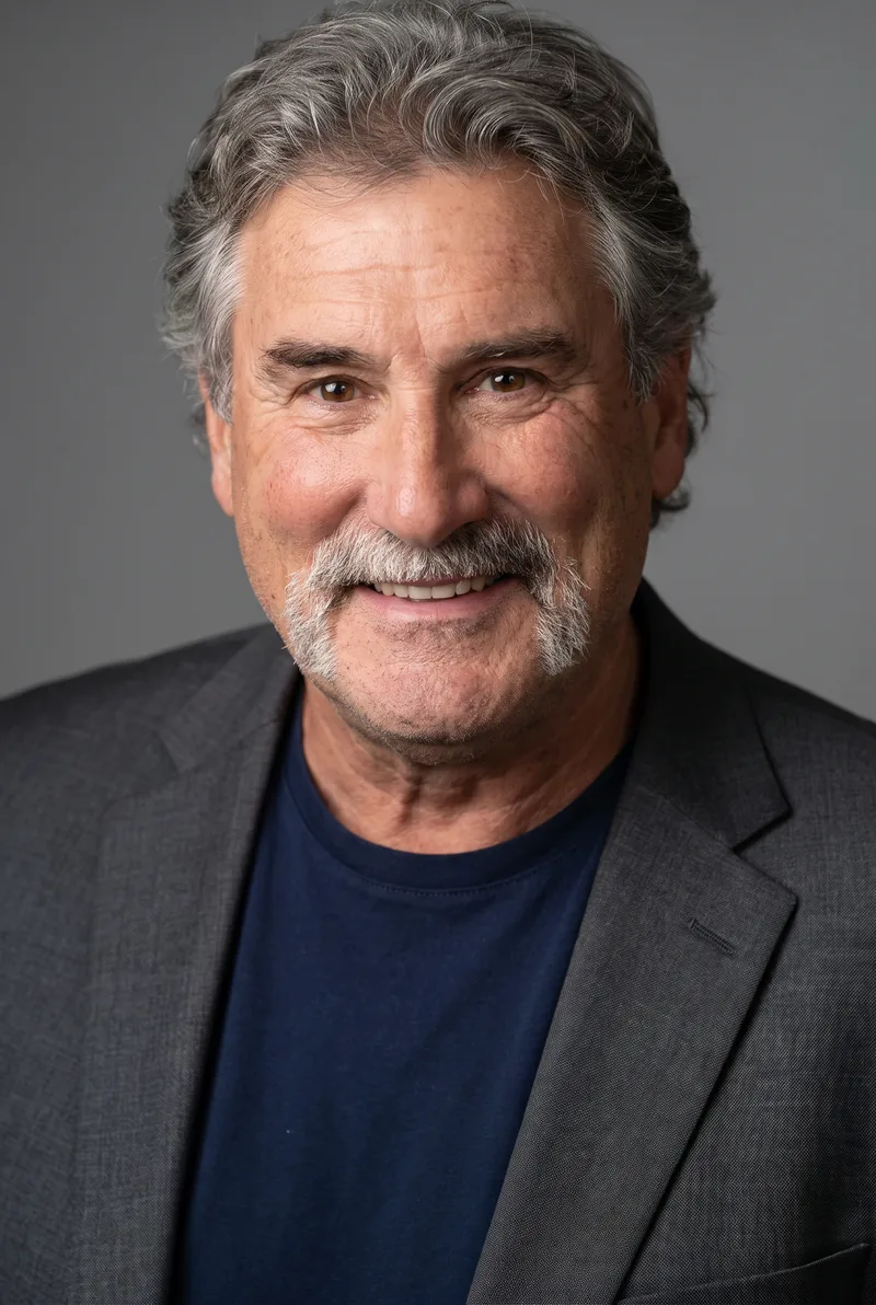 AI-generated portrait of Robert DiPierdomenico, keynote speaker