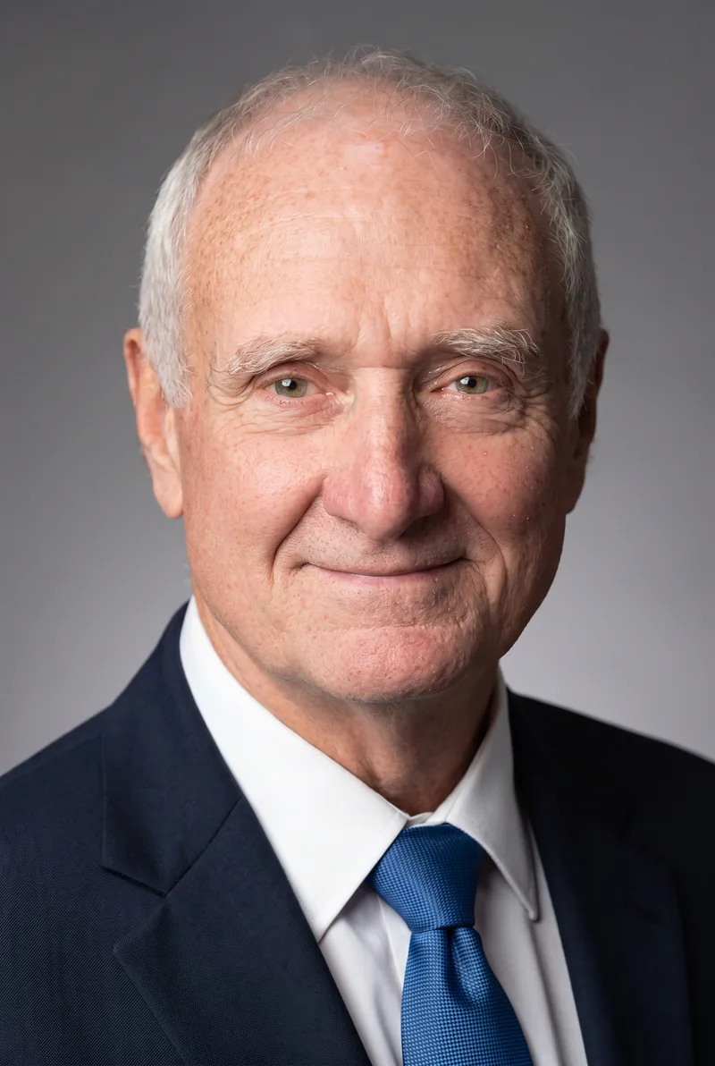 AI-generated portrait of Robyn Williams AO, keynote speaker