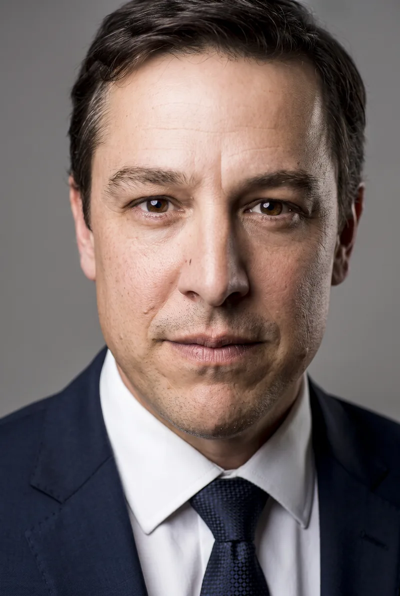 AI-generated portrait of Samuel Johnson OAM, keynote speaker