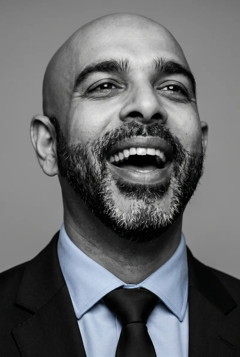 AI-generated portrait of Santhanaram  Jayaram, keynote speaker