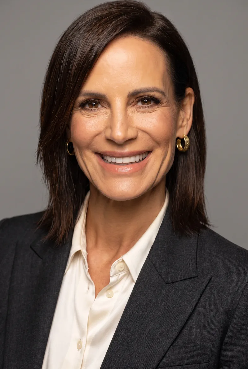 AI-generated portrait of Sarah Di Lorenzo, keynote speaker