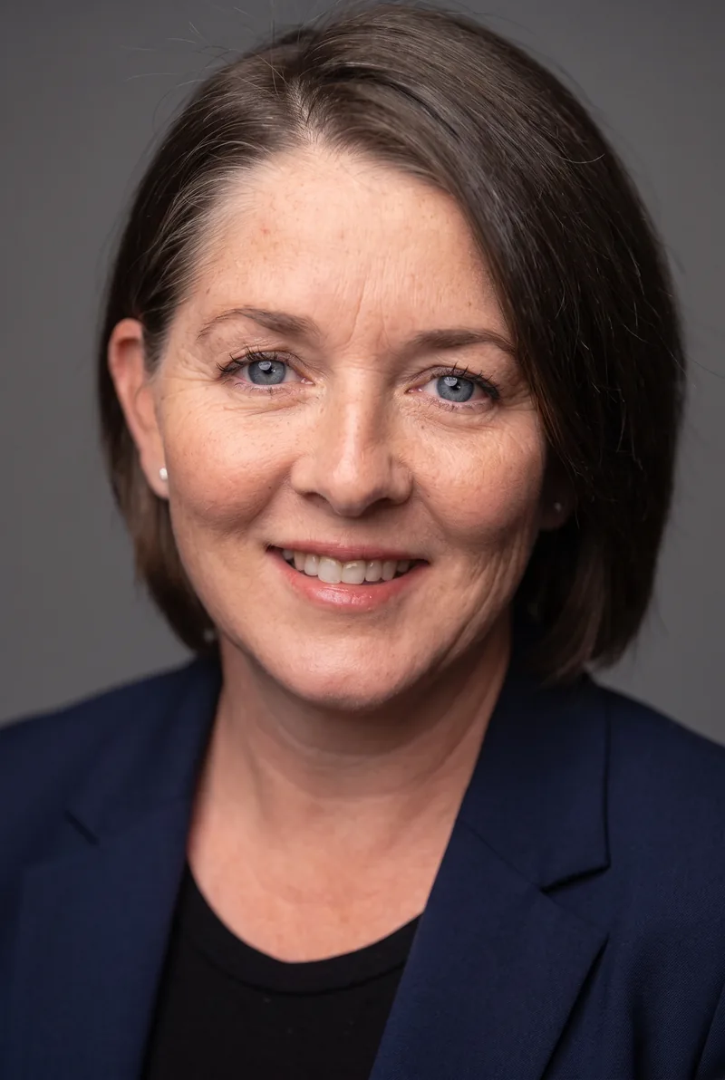 AI-generated portrait of Sarah Monahan, keynote speaker