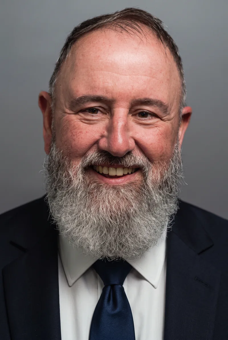AI-generated portrait of Scott Ainslie, keynote speaker