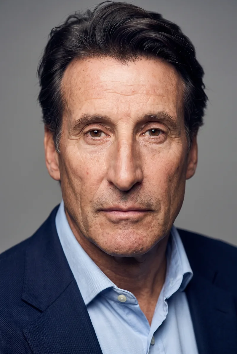 AI-generated portrait of Sebastian Coe, keynote speaker