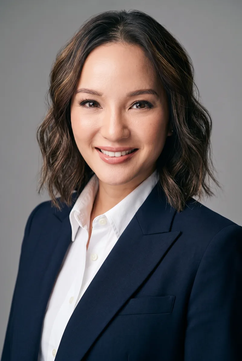 AI-generated portrait of Simone Heng, keynote speaker