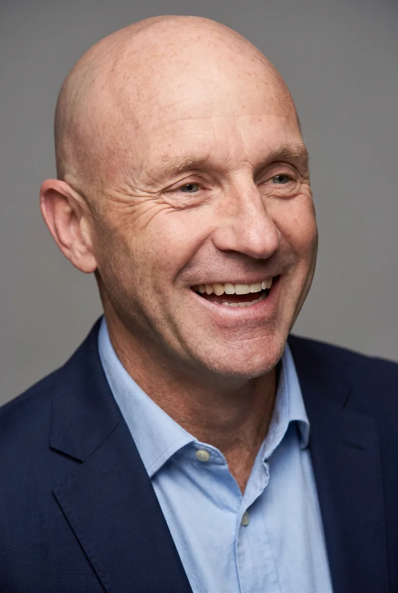 AI-generated portrait of Steve Gurney, keynote speaker