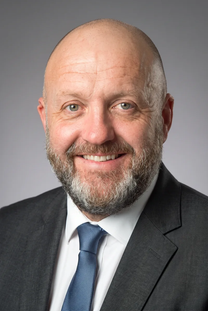 AI-generated portrait of Stuart Gregor, keynote speaker