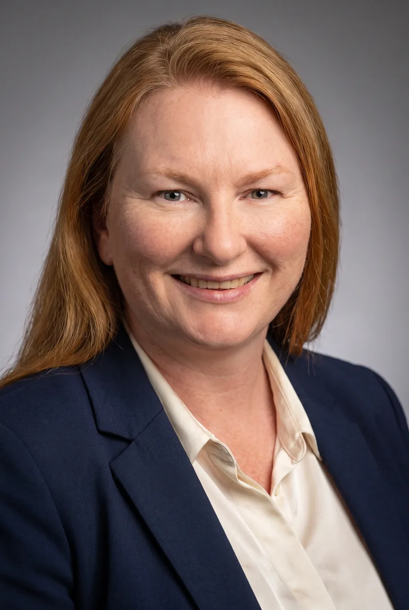 AI-generated portrait of Susanne Peet, keynote speaker