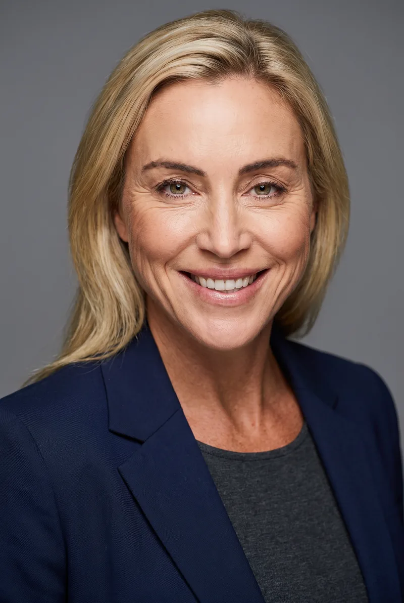 AI-generated portrait of Susie Maroney OAM, keynote speaker