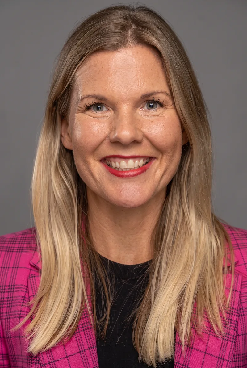 AI-generated portrait of Tamsin Simounds, keynote speaker