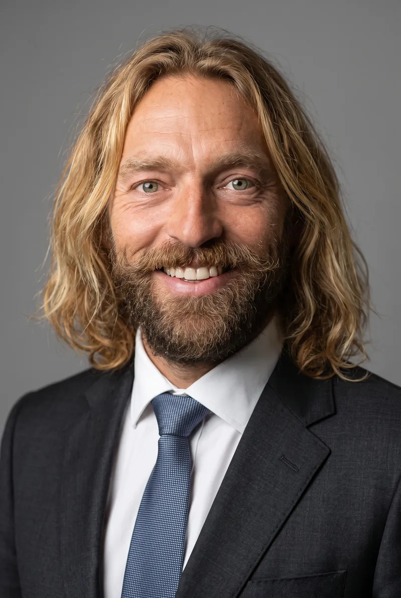 AI-generated portrait of Thomas Robb, keynote speaker