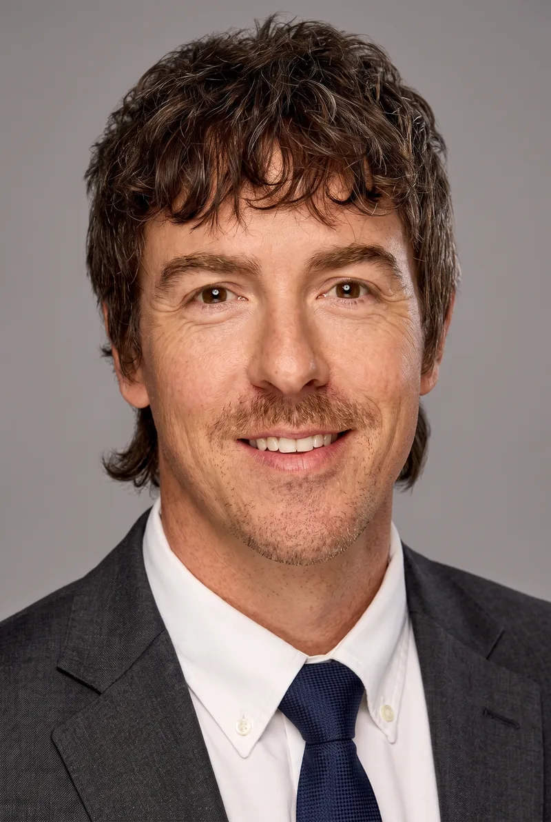 AI-generated portrait of Tim Blackwell, keynote speaker