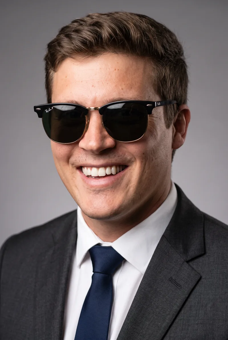 AI-generated portrait of Tom Thum, keynote speaker
