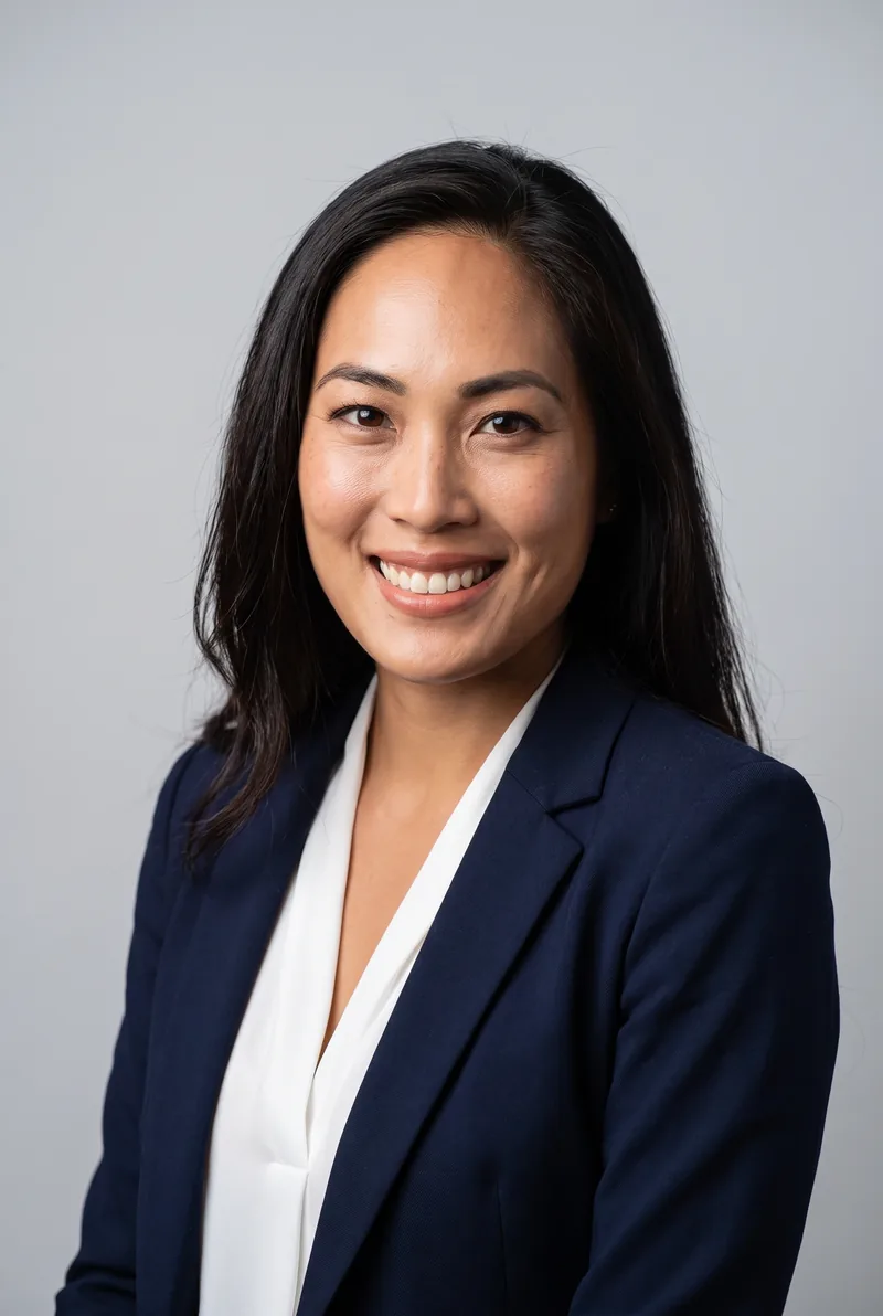 AI-generated portrait of Trish Peng, keynote speaker