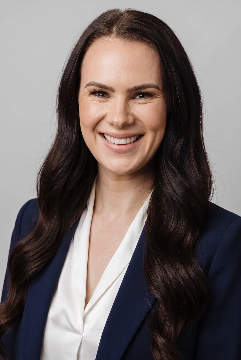 AI-generated portrait of Victoria Devine, keynote speaker