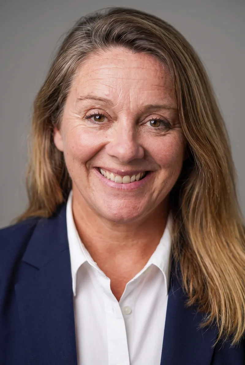 AI-generated portrait of Victoria Vanstone, keynote speaker