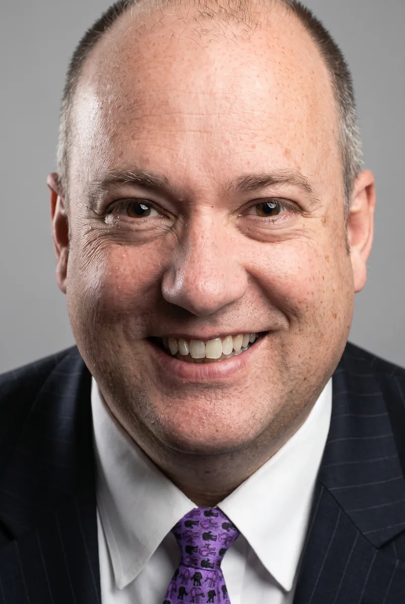 AI-generated portrait of Warwick Merry, keynote speaker